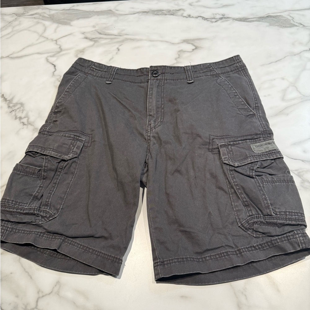 Men's Gray Cargo Shorts